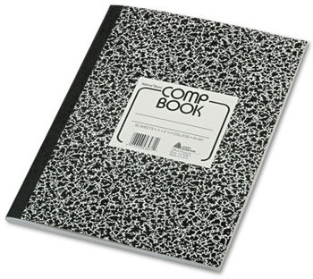 National® Composition Notebook,  College/Margin Rule, 8 3/8 x 11, White, 80 Sheets