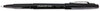 A Picture of product UNV-50502 Universal™ Porous Tip Stick Pen Point Medium 0.7 mm, Black Ink, Barrel, Dozen