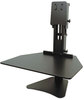 A Picture of product VCT-DC300 Victor® DC300 High Rise™ Collection Sit-Stand Desk Converter,  28 x 23 x 15 1/2, Black