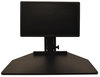 A Picture of product VCT-DC300 Victor® DC300 High Rise™ Collection Sit-Stand Desk Converter,  28 x 23 x 15 1/2, Black