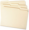 A Picture of product SMD-10338 Smead™ Top Tab File Folders with Antimicrobial Product Protection 1/3-Cut Tabs: Assorted, Letter, 0.75" Expansion, Manila, 100/Box