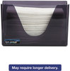 A Picture of product SJM-T1720TBK San Jamar® Countertop Folded Towel Dispenser,  Plastic, Black Pearl, 11 x 4 3/8 x 7