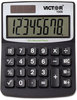 A Picture of product VCT-1000 Victor® 1000 Minidesk Calculator,  Solar/Battery, 8-Digit LCD
