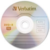A Picture of product VER-95037 Verbatim® DVD+R Recordable Disc,  4.7GB, 16x, Spindle, Matte Silver, 50/Pack