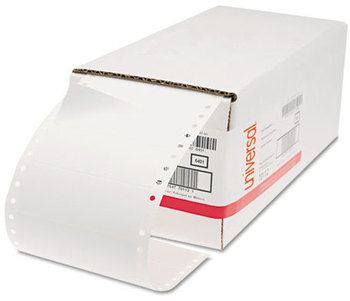 Universal® Dot Matrix Printer Labels Printers, 1.44 x 4, White, 5,000/Box