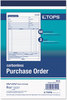 A Picture of product TOP-46141 TOPS™ Purchase Order Book,  5-9/16 x 7 15/16, Three-Part Carbonless, 50 Sets/Book