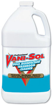Professional VANI-SOL® Bulk Disinfectant Bathroom Cleaner,  1gal Bottle, 4/Carton