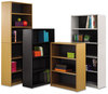 A Picture of product SAF-7174BL Safco® Value Mate® Series Metal Bookcases,  Six-Shelf, 31-3/4w x 13-1/2d x 80h, Black