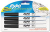 A Picture of product SAN-1871774 EXPO® Low-Odor Dry-Erase Marker,  Ultra Fine Point, Black, 4/Pack