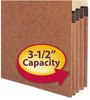 A Picture of product SMD-73624 Smead™ Redrope Drop-Front End Tab File Pockets 3.5" Expansion, Letter Size, 10/Box