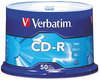 A Picture of product VER-94691 Verbatim® CD-R Recordable Disc,  700MB/80min, 52x, Spindle, Silver, 50/Pack