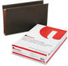 A Picture of product UNV-14152 Universal® Box Bottom Hanging File Folders 2" Capacity, Legal Size, 1/5-Cut Tabs, Standard Green, 25/Box