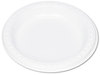 A Picture of product TBL-6644WH Tablemate® Plastic Dinnerware,  Plates, 6" dia, White, 125/Pack