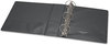 A Picture of product UNV-35411 Universal® Economy Non-View Round Ring Binder,  3" Capacity, Black
