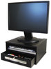 A Picture of product VCT-11755 Victor® Midnight Black Collection™ Monitor Riser,  13 x 13 x 6 1/2, Black