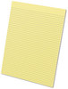A Picture of product TOP-21218 Ampad® Glue Top Pads,  8 1/2 x 11, Canary, 50 Sheets, Dozen