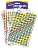 A Picture of product TEP-T46917 TREND® superSpots® and superShapes® Sticker Packs,  Smiling Star,  2500 per Pack