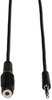 A Picture of product TRP-P311006 Tripp Lite Audio Cables,  6 ft, Black, 3.5 mm Male; 3.5 mm Female