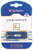 A Picture of product VER-97086 Verbatim® Classic USB 2.0 Flash Drive,  2GB, Blue