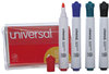 A Picture of product UNV-43680 Universal™ Dry Erase Marker Medium Bullet Tip, Assorted Colors, 4/Set