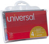 A Picture of product UNV-43680 Universal™ Dry Erase Marker Medium Bullet Tip, Assorted Colors, 4/Set