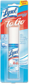 LYSOL® Brand Disinfectant Spray To Go,  Crisp Linen, 1 oz Aerosol. 12 Cans/Case.
