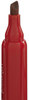 A Picture of product UNV-07052 Universal™ Chisel Tip Permanent Marker Broad Red, Dozen