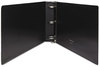 A Picture of product UNV-35421 Universal® Ledger-Size Round Ring Binder with Label Holder 3 Rings, 2" Capacity, 11 x 17, Black