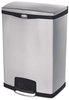 A Picture of product RCP-1901999 Rubbermaid® Commercial Slim Jim® Stainless Steel Step-On Container,  Front Step Style, 24 gal, Black