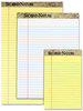 A Picture of product TOP-74890 TOPS™ Second Nature® Recycled Ruled Pads,  8 1/2 x 11 3/4, Canary, 50 Sheets, Dozen