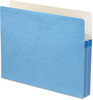 A Picture of product SMD-73215 Smead™ Colored File Pockets 1.75" Expansion, Letter Size, Blue