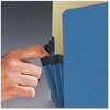 A Picture of product SMD-73215 Smead™ Colored File Pockets 1.75" Expansion, Letter Size, Blue