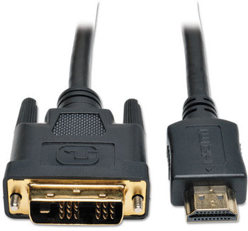 Tripp Lite HDMI to DVI Gold Digital Video Cable,  6'