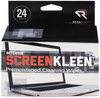 A Picture of product REA-RR1217 Read Right® Notebook ScreenKleen™ Wipes,  Cloth, 5 x 4 3/8, White, 24/Box