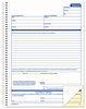 A Picture of product TOP-41850 TOPS™ Spiralbound Proposal Form Book,  8 1/2 x 11, Two-Part Carbonless, 50 Sets/Book