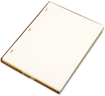 Wilson Jones® Minute Book Refill Ledger Sheets,  Ivory Linen, 11 x 8-1/2, 100 Sheet/Box