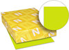 A Picture of product WAU-22581 Neenah Paper Astrobrights® Colored Paper,  24lb, 8-1/2 x 11, Terra Green, 500 Sheets/Ream