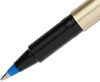 A Picture of product SAN-60053 uni-ball® Deluxe Stick Roller Ball Pen,  Blue Ink, Fine, Dozen