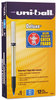 A Picture of product SAN-60053 uni-ball® Deluxe Stick Roller Ball Pen,  Blue Ink, Fine, Dozen