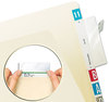 A Picture of product TAB-58385 Tabbies® Label/File Folder Protector,  Top Tab Folder, 3 1/2 x 2, Clear, 500/BX