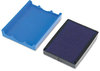 A Picture of product USS-P4729BL Identity Group Replacement Pad for Trodat® Self-Inking Dater,  1 9/16 x 2, Blue