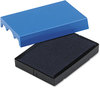 A Picture of product USS-P4729BL Identity Group Replacement Pad for Trodat® Self-Inking Dater,  1 9/16 x 2, Blue