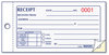 A Picture of product RED-8L820 Rediform® Small Money Receipt Book,  5 x 2 3/4, Carbonless Duplicate, 50 Sets/Book