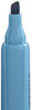 A Picture of product UNV-08864 Universal™ Desk Highlighters Fluorescent Blue Ink, Chisel Tip, Barrel, Dozen