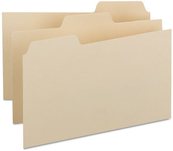 Smead™ Manila Card Guides 1/3-Cut Top Tab, Blank, 5 x 8, 100/Box