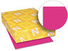 A Picture of product WAU-22681 Neenah Paper Astrobrights® Colored Paper,  24lb, 8-1/2 x 11, Fireball Fuchsia, 500 Sheets/Ream