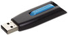 A Picture of product VER-49176 Verbatim® Store 'n' Go® V3 USB 3.0 Drive,  16GB, Black/Blue