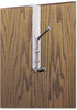A Picture of product SAF-4166 Safco® Coat Hook Over-The-Door Double Chrome-Plated Steel, Satin Aluminum Base