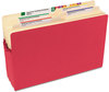 A Picture of product SMD-74231 Smead™ Colored File Pockets 3.5" Expansion, Legal Size, Red