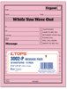 A Picture of product TOP-3002P TOPS™ Pink Message Pad,  One-Sided, 4 1/4 x 5 1/2, 50/Pad, Dozen